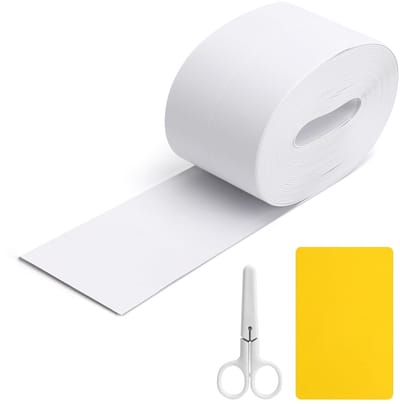 plint, zelfklevend, wit, 30 x 30 mm, 7 meter plint, zelfklevend, pvc, keukenafsluitstrip, flexibele plinten, badkamer, flexibele knikstrip voor badkamer en badkamer