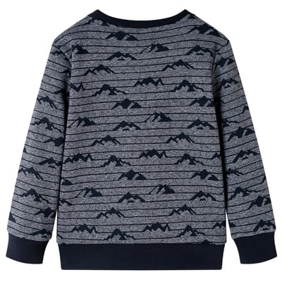 vidaXL - Kindertrui - 140 - gemêleerd - marineblauw