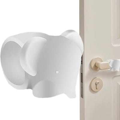 Deurstopper Siliconen - Deur Buffer - Stil Huis - Zonder Boren - 6.5 cm - Transparant