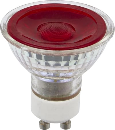 SPL LED GU10 - 5W ROOD / DIMBAAR
