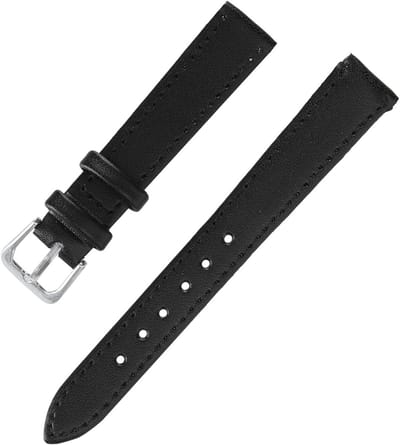 Stijlvolle PU Leren Horlogeband met Gesp, Universele Vervangband voor Mannen en Vrouwen (14mm) - Comfortabel, Duurzaam en Elegant