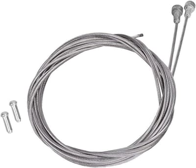 Fiets Rem Versnellingskabel - Binnenkabel Fiets - Fietsen Onderhoud - Roestvrij Staal - 2 stuks 1.2mm 1.5mm - Zilver