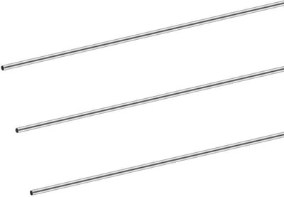 Dailygoods- Roestvrijstalen Buizen 4mm OD - 0.2mm Wanddikte - 300mm Lengte - Set van 3 - Corrosiebestendig - Lichtgewicht en Makkelijk te Bewerken - Stalen Buizen