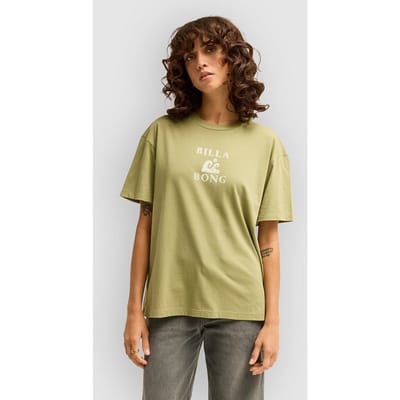 Billabong Surfing In Town T-shirt Met Korte Mouwen Groen M Vrouw