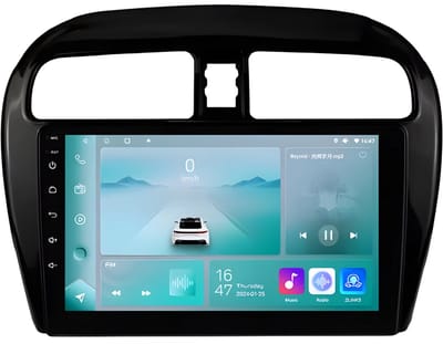 Autoradio met bluetooth - Carplay - Voor Mitsubishi Mirage / Space Star (2012-2018) - Geschikt voor Apple en Android - Stereo - Navigatie - Navigatiesysteem auto - 1GB 32GB