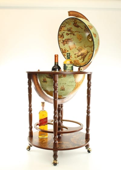 Prachtig Italiaans Design Zoffoli Barglobe MINERVA 93 cm hoogte