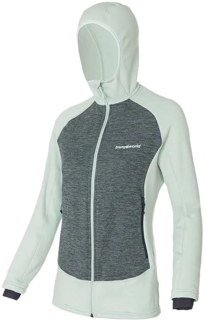 Trangoworld Polset Fleece Met Kap Groen XS Vrouw