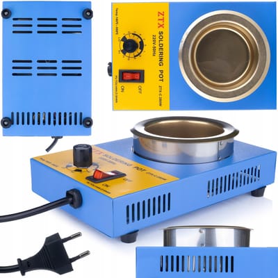 Rosfix Soldeerpot Model 31-C - Verwarming 280W - 80mm Ø, 100-550°C, 230V - Voor Precisie Soldeerwerk