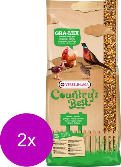 Versele-Laga Country`s Best Gra-Mix Hennengraan - Kippenvoer - 2 x 20 kg