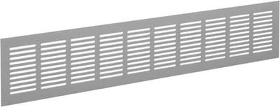 Nedco BV Plintrooster 500x100mm aluminium F1 aluminium geanodiseerd
