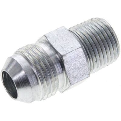 JIC  Dubbele Nippel UNF 3/4''-16 X 3/8'' NPT Staal 210bar [2 Stuks]