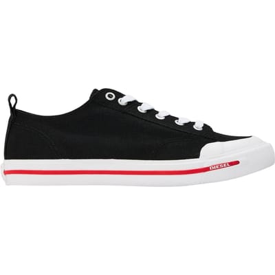 Diesel Athos canvas sportschoenen voor dames (Zwart, Wit)