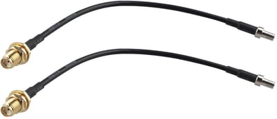 Dailygoody - Adapterkabel TS9 naar SMA - Coaxiale RG174 Antenne Verlengkabel - 15cm/6inch - Externe Antenne 4G LTE WiFi Router - Huawei 5G CPE PRO Net