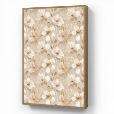 Wandlamp 70x100 cm - Oplaadbaar - Bloemen - artistiek - Goud - Wandlampen binnen woonkamer - Slaapkamer lamp - Decoratieve nachtlamp - Vloerlamp draadloos