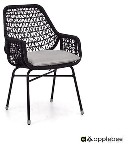 Apple Bee Zara Tuinstoel - Black