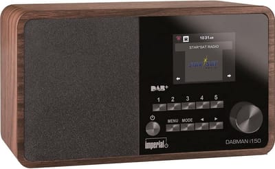 Multifunctionele Hybride Radio met DAB+, FM, Internetradio en USB in Houten Behuizing