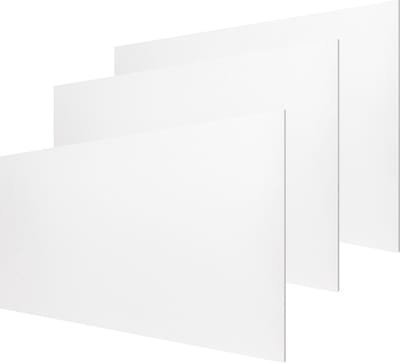 BELRAD vlakke voorplaat radiator 300x800mm - Wit