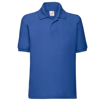 Fruit of the Loom Kinder/Kinder 65/35 Poloshirt (Koningsblauw)