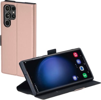 Hama MagCase Finest Sense Cover Hoesje geschikt voor iPhone 14 Plus - Compatibel met MagSafe - Zwart