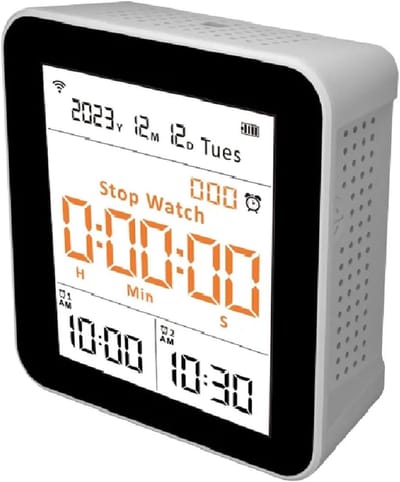 Luchtkwaliteit Monitor - Binnenlucht Sensor - Gezond Leven - 14 In 1 Metingen - 2.8 Inch Scherm - Wit
