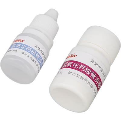 Tandheelkundig Wortelkanaal Calciumhydroxide Reinigingskit Diepe Reiniging Veilige Reinigingskit 5g Poeder 6ml white