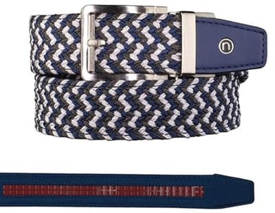 Gevlochten golfriem met ratel technologie - 1 3/8" breed