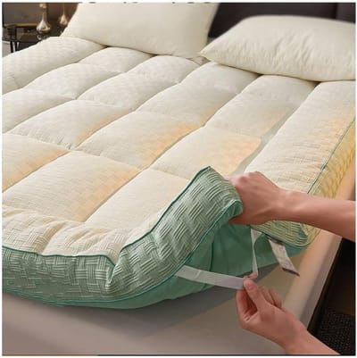 Opvouwbare Futonmatras - Vloermatras Kamperen - Comfortabel Slapen - Extra Vulling Laag - 90 x 200 cm - Grijs