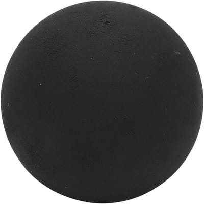 Squashbal Wedstrijd - Sportbal Rubber - Training Praktijk - Dubbele Gele Punt - 37 Mm Diameter - Zwart