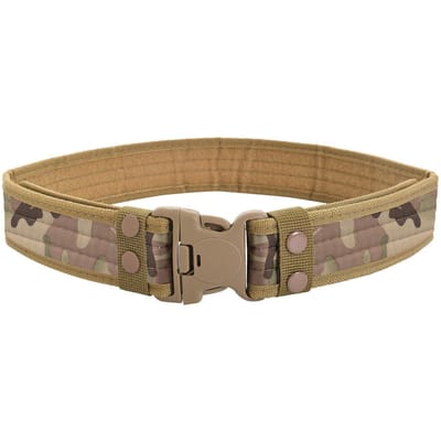 Heren Riem Outdoor Camouflage Tactische Riem Oxford Doek Riem Bergbeklimmersriem Nylon Brede Taille Riem Werkriem Neutrale Riemen 130cm brown