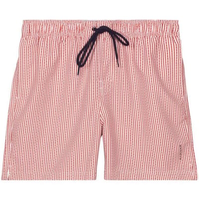 Baileys Swim Short Allover Printed Seersucker Stripe Terra / male