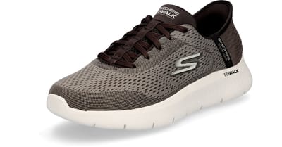 Skechers Go Walk Flex New World Heren Sneakers - Bruin