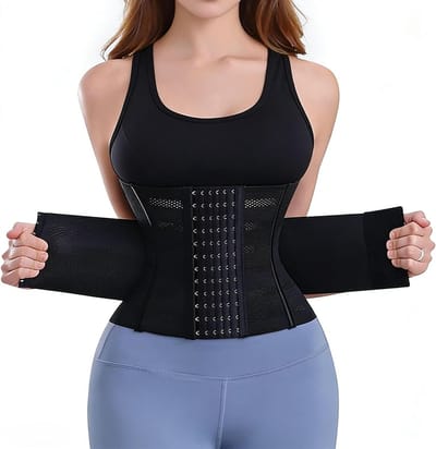 Verstelbare Buikband voor Gewichtsverlies en Slanker Lichaam, Ideaal voor Sport en Postpartum Ondersteuning, Effectieve Taille Trainer voor een Platter Buikje