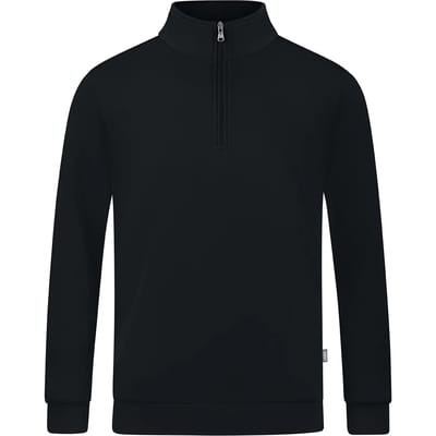 Jako Organic Ziptop Heren - Zwart | Maat: 4XL