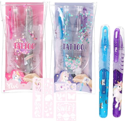Depesche Ylvi Tattoo Glitter Gelpennen Schrijfgerief