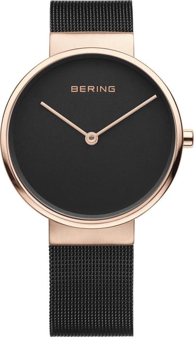BERING 14539-166 - Horloge - Staal - Zwart - 39 mm