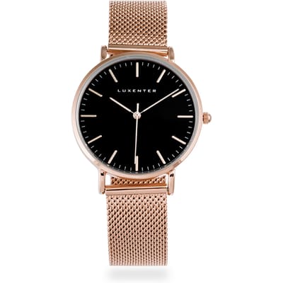 Luxenter horloge afgewerkt in 18K roze goud - Didia