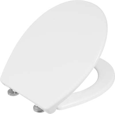 Toiletzitting - WC Deksel - Badkamer Comfort - Soft Close Quick Clean - 47x38 cm - Wit