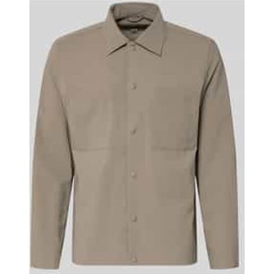 regular fit overshirt met katoen - Marc O'Polo × DFB Travel collectie