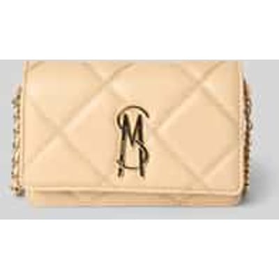 Crossbodytas met logo-applicatie, model 'Bendue'