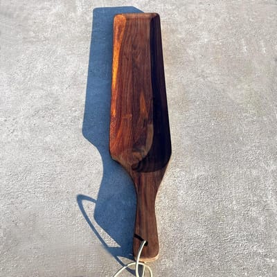 Serveerschaal Hout - Tapasplank Kaasplank - Hapjes Presenteren - Met Handvat - Groot Formaat - Bruin