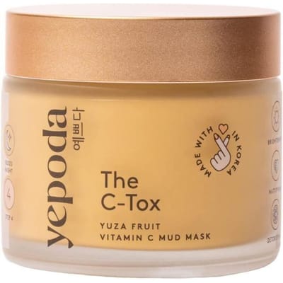 Masque Visage - YEPODA - THE C-TOX - 80grs - Fruits de Yuza - Kaolin - Vegan
