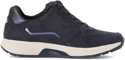 Gabor rollingsoft sensitive 76.878.46 - dames rollende wandelsneaker - Blauw - maat 35.5 (EU) 3 (UK)