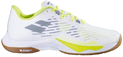 Babolat Shadow Tour 5 heren badmintonschoen - wit / geel