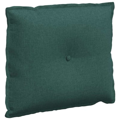 vidaXL - Rugkussen - Donkergroen - 200 - x - 19 - x - 50 - cm - Stof
