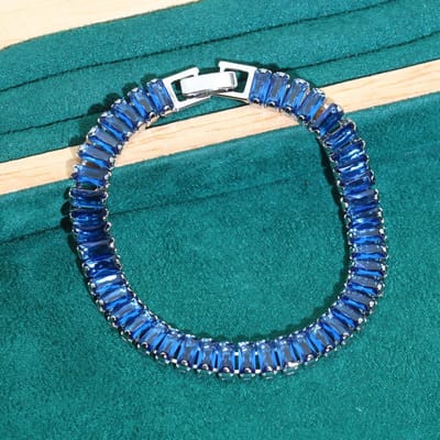 Modieuze Nieuwe Sieraden Mode AAA Zirkonia Armband Op Zichzelf Hete Verkoop blue