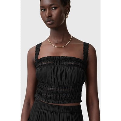 AllSaints Talia Top Black Taglia: 0 | Magliette intime Outlet | Donna | Nero