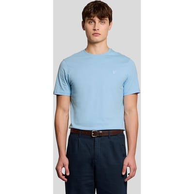 Lyle & Scott - Shirt Blauw Lyle&scott Superfine T-shirt T-shirts Blauw Ts2255ton