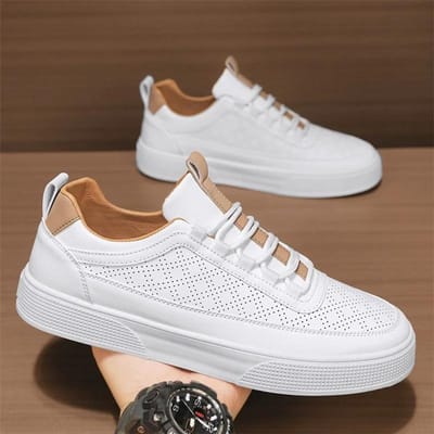 Heren Platform Sneakers Herfst Mode Casual Sportschoenen Outdoor Ademend Lichtgewicht Witte Hardloopschoenen Dames Tennisschoenen 40 brown