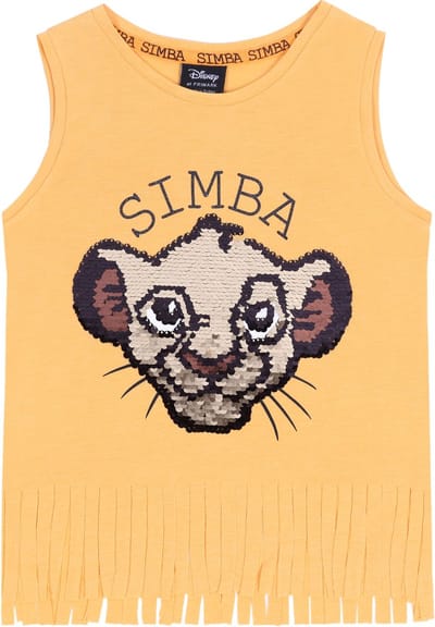 Gele blousje met franjes Simba The Lion King DISNEY