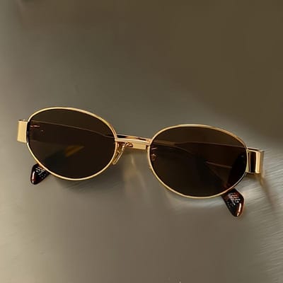 Lunettes Monture Entière Métal Acétate Coupe Large Style Décoratif Tendance pour un Usage Quotidien black